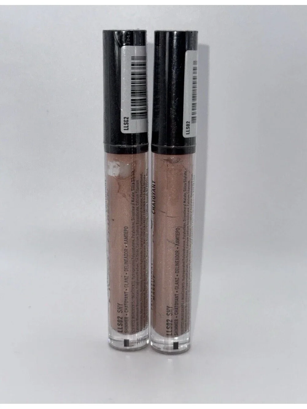 2 NYX Lip Lingerie Shimmer LLS02 Shy
